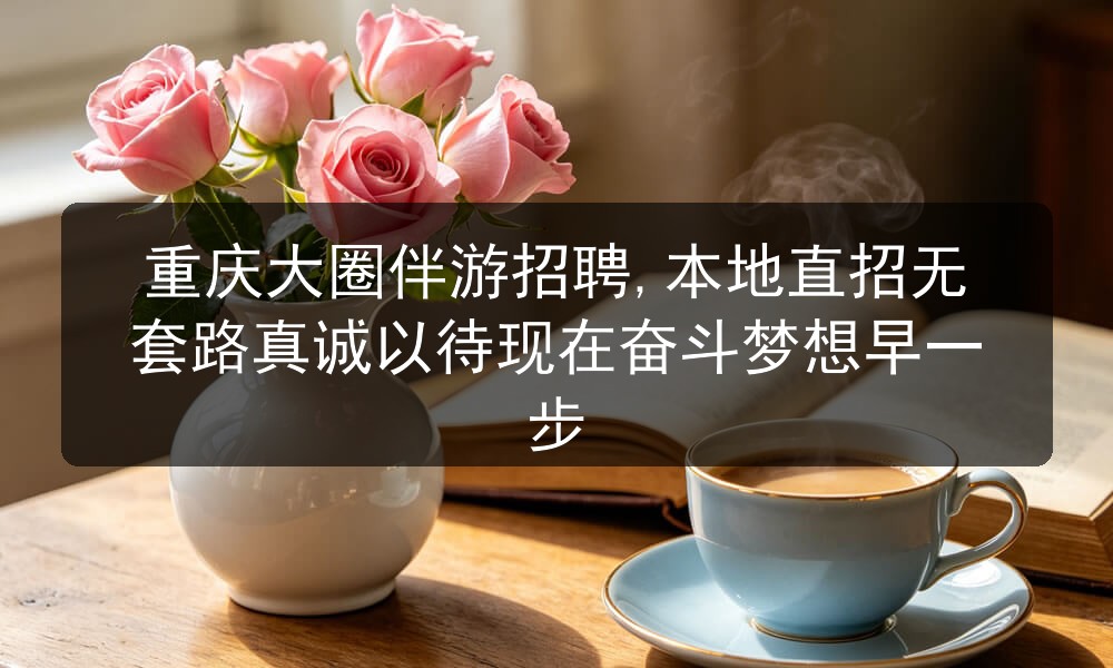 重庆大圈伴游招聘,本地直招无套路真诚以待现在奋斗梦想早一步图片